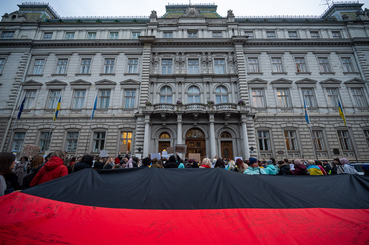 Мітинг у Львові проти некритичних витрач / Фото: Твоє місто