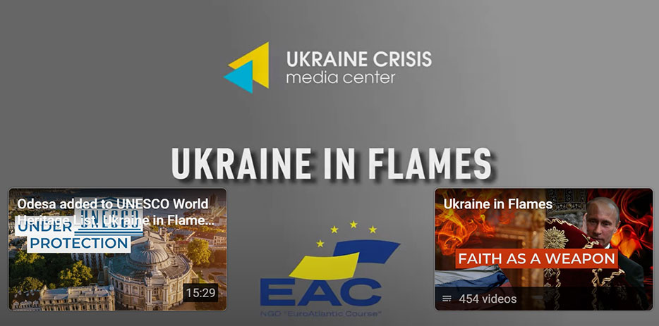 Ukraine in flames
